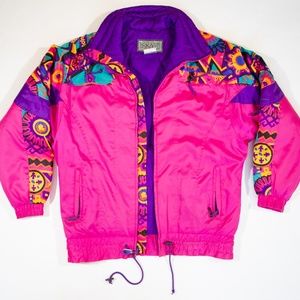 Vintage Women's SKYR Pink purple Puffy Ski Jacket